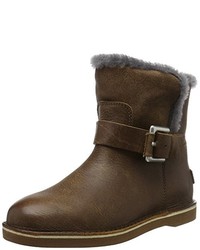 dunkelbraune Stiefel von Shabbies Amsterdam