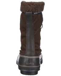 dunkelbraune Stiefel von Sorel