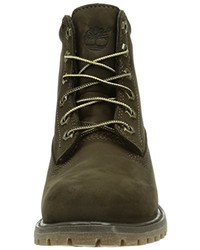 dunkelbraune Stiefel von Timberland