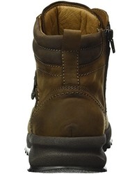 dunkelbraune Stiefel von Waldläufer