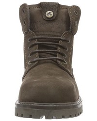 dunkelbraune Stiefel von Wrangler