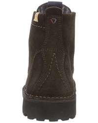 dunkelbraune Stiefel von Wrangler