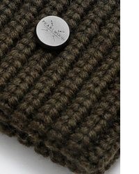 dunkelbraune Strick Mütze von PEARLWOOD