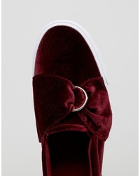 dunkelbraune Turnschuhe von Asos