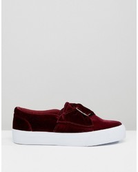 dunkelbraune Turnschuhe von Asos