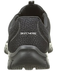 dunkelbraune Turnschuhe von Skechers