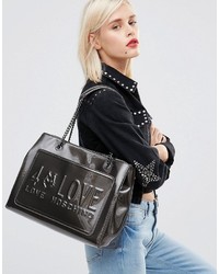 dunkelbraune Umhängetasche von Love Moschino