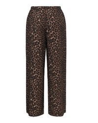 dunkelbraune weite Hose von Only