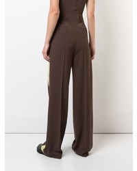 dunkelbraune weite Hose von Rick Owens