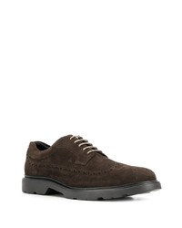 dunkelbraune Wildleder Brogues von Hogan