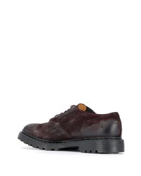 dunkelbraune Wildleder Derby Schuhe von Premiata