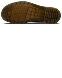 dunkelbraune Wildleder Derby Schuhe von Dr. Martens