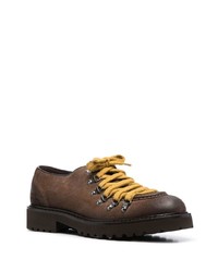 dunkelbraune Wildleder Derby Schuhe von Doucal's