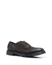 dunkelbraune Wildleder Derby Schuhe von Premiata