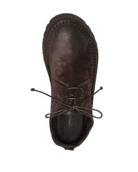 dunkelbraune Wildleder Derby Schuhe von Marsèll