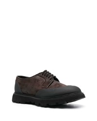 dunkelbraune Wildleder Derby Schuhe von Doucal's