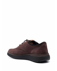 dunkelbraune Wildleder Derby Schuhe von Timberland