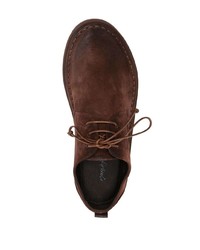 dunkelbraune Wildleder Derby Schuhe von Marsèll