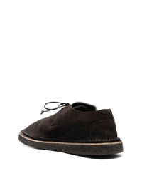 dunkelbraune Wildleder Derby Schuhe von Marsèll