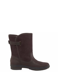 dunkelbraune Wildleder mittelalte Stiefel von UGG