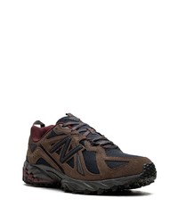 dunkelbraune Wildleder niedrige Sneakers von New Balance