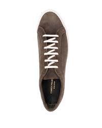 dunkelbraune Wildleder niedrige Sneakers von Common Projects