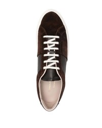 dunkelbraune Wildleder niedrige Sneakers von Common Projects