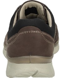 dunkelbraune Wildleder niedrige Sneakers von Bama