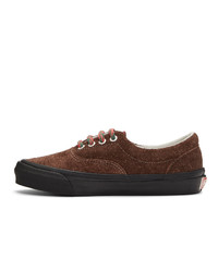 dunkelbraune Wildleder niedrige Sneakers von Vans