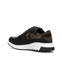 dunkelbraune Wildleder niedrige Sneakers von Neil Barrett