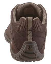 dunkelbraune Wildleder niedrige Sneakers von Cat