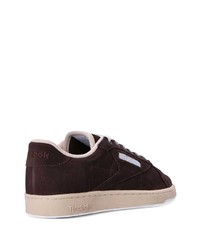 dunkelbraune Wildleder niedrige Sneakers von Reebok