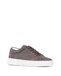 dunkelbraune Wildleder niedrige Sneakers von Etq.