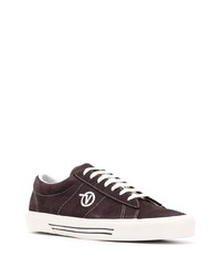 dunkelbraune Wildleder niedrige Sneakers von Vans