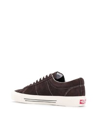 dunkelbraune Wildleder niedrige Sneakers von Vans