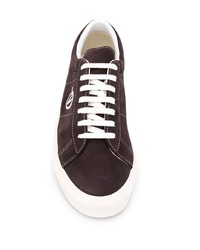 dunkelbraune Wildleder niedrige Sneakers von Vans