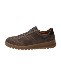 dunkelbraune Wildleder niedrige Sneakers von Mephisto