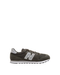 dunkelbraune Wildleder niedrige Sneakers von New Balance