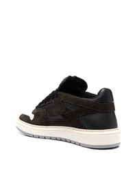 dunkelbraune Wildleder niedrige Sneakers von Represent