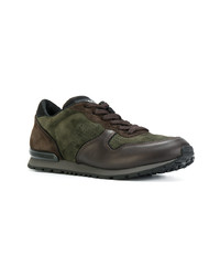 dunkelbraune Wildleder niedrige Sneakers von Tod's