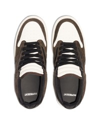 dunkelbraune Wildleder niedrige Sneakers von Represent