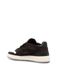 dunkelbraune Wildleder niedrige Sneakers von Represent