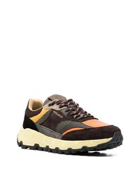 dunkelbraune Wildleder niedrige Sneakers von Woolrich