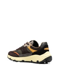 dunkelbraune Wildleder niedrige Sneakers von Woolrich