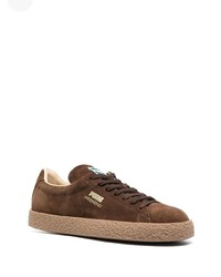 dunkelbraune Wildleder niedrige Sneakers von Puma