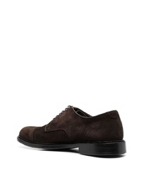 dunkelbraune Wildleder Oxford Schuhe von Cenere Gb