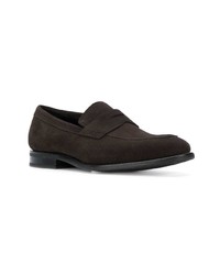 dunkelbraune Wildleder Slipper von Church's