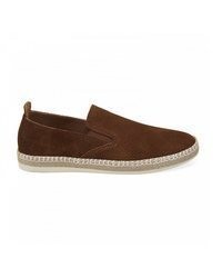 dunkelbraune Wildleder Slipper von Desa
