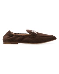 dunkelbraune Wildleder Slipper von Tod's