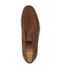 dunkelbraune Wildleder Slipper von Church's